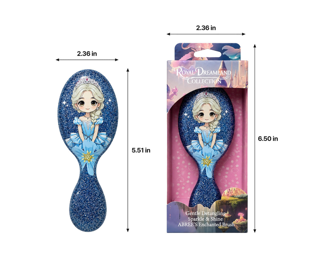 A'BREE Detangling Mini Hair Brush For Princess Gift