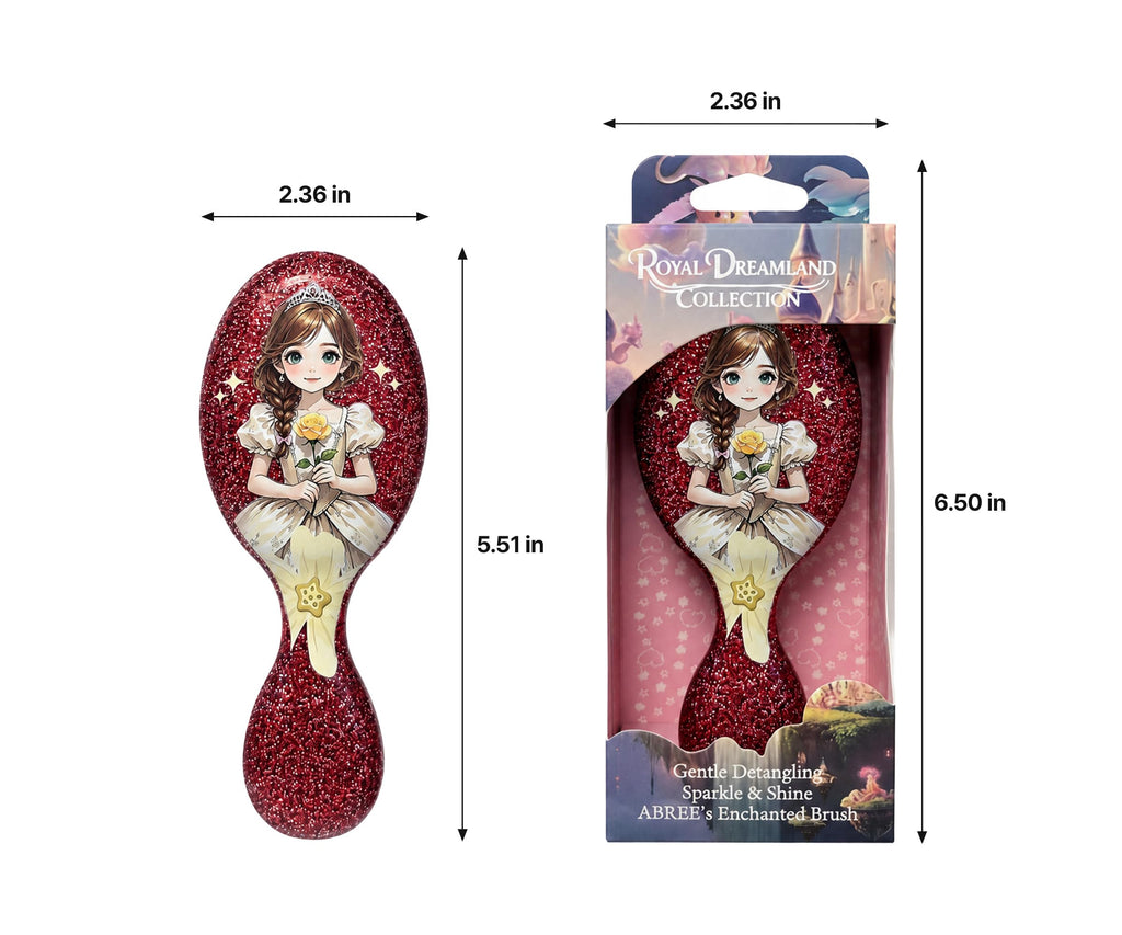 A'BREE Detangling Mini Hair Brush For Princess Gift