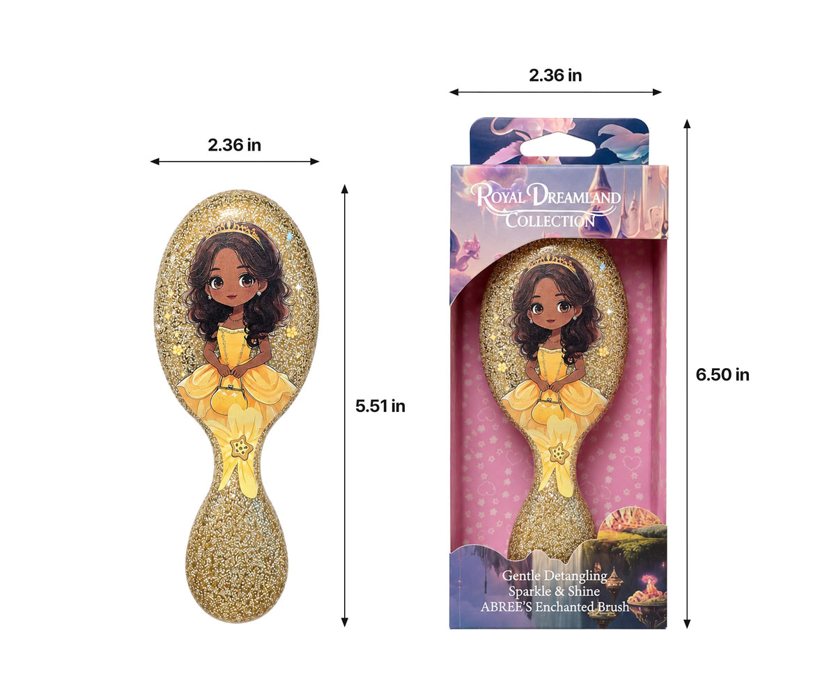 A'BREE Detangling Mini Hair Brush For Princess Gift