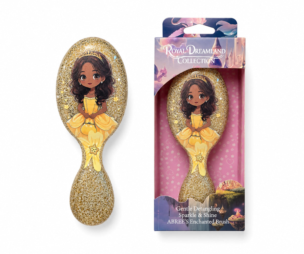 A'BREE Detangling Mini Hair Brush For Princess Gift